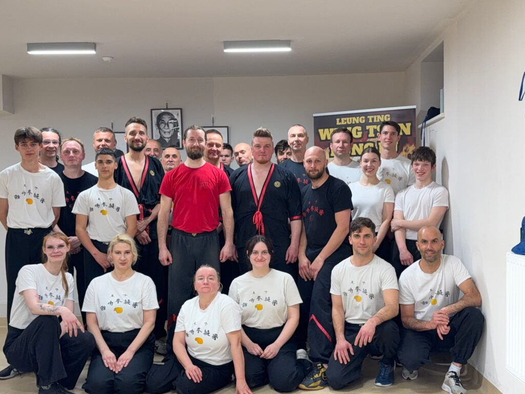 Uczestnicy treningu Wing Tsun Szczecin
