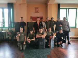 Uczestnicy treningu Wing Tsun Prawobrzeże